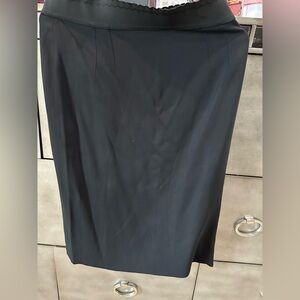 Dolce & Gabanna Black Pencil Straight Skirt 44